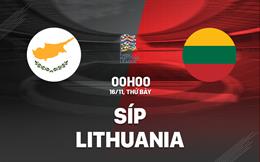 Nhận định bóng đá Síp vs Lithuania 0h00 ngày 16/11 (UEFA Nations League 2024/25)