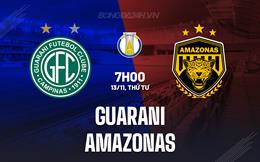 Nhận định Guarani vs Amazonas 7h00 ngày 13/11 (Hạng 2 Brazil 2024)