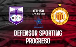 Nhận định Defensor Sporting vs Progreso 7h30 ngày 14/11 (VĐQG Uruguay 2024)