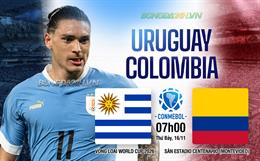 Nhận định Uruguay vs Colombia (07h00 ngày 16/11): Căng thẳng tột độ