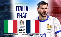 Nhận định Italia vs Pháp (02h45 ngày 18/11): Khó chiếm ngôi đầu