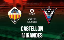 Nhận định Castellon vs Mirandes 22h15 ngày 16/11 (Hạng 2 TBN 2024/25)