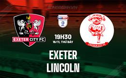 Nhận định Exeter vs Lincoln 19h30 ngày 16/11 (Hạng 3 Anh 2024/25)