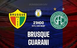 Nhận định Brusque vs Guarani 21h00 ngày 17/11 (Hạng 2 Brazil 2024)