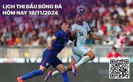 Lịch thi đấu bóng đá ngày 18/11/2024: Croatia - Bồ Đào Nha