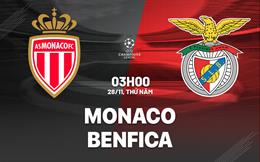 Nhận định Monaco vs Benfica (03h00 ngày 28/11): Đội khách rắn mặt