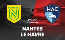 Nhận định bóng đá Nantes vs Le Havre 23h00 ngày 24/11 (Ligue 1 2024/25)