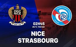 Nhận định bóng đá Nice vs Strasbourg 2h45 ngày 25/11 (Ligue 1 2024/25)