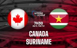 Nhận định Canada vs Suriname 7h30 ngày 20/11 (Concacaf Nations League 2024/25)