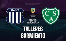 Nhận định Talleres vs Sarmiento 5h15 ngày 22/11 (VĐQG Argentina 2024)