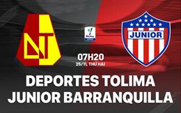 Nhận định Deportes Tolima vs Junior 7h20 ngày 25/11 (VĐQG Colombia 2024)