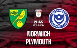 Nhận định Norwich vs Plymouth 2h45 ngày 27/11 (Hạng Nhất Anh 2024/25)