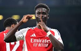 Bukayo Saka ca ngợi Martin Odegaard sau trận đại thắng Sporting