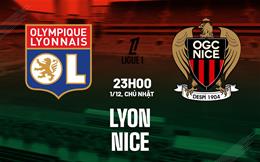 Nhận định bóng đá Lyon vs Nice 23h00 ngày 1/12 (Ligue 1 2024/25)