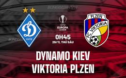 Nhận định Dynamo Kiev vs Viktoria Plzen 0h45 ngày 29/11 (Europa League 2024/25)