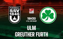 Nhận định Ulm vs Greuther Furth 19h30 ngày 1/12 (Hạng 2 Đức 2024/25)