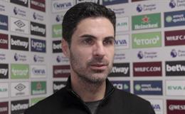 Mikel Arteta ngạc nhiên sau trận thắng West Ham