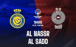 Nhận định Al Nassr vs Al Sadd 1h00 ngày 3/12 (AFC Champions League Elite 2024/25)