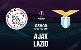 Nhận định Ajax vs Lazio (3h00 ngày 13/12): Căng thẳng tột độ