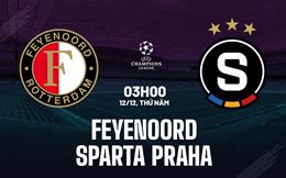 Nhận định Feyenoord vs Sparta Praha 3h00 ngày 12/12 (Champions League 2024/25)