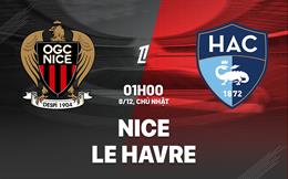 Nhận định bóng đá Nice vs Le Havre 1h00 ngày 8/12 (Ligue 1 2024/25)