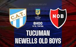 Nhận định Tucuman vs Newells Old Boys 8h00 ngày 3/12 (VĐQG Argentina 2024)