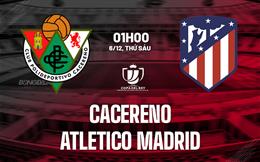 Nhận định Cacereno vs Atletico Madrid 1h00 ngày 6/12 (Cúp Nhà vua TBN 2024/25)