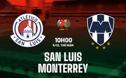 Nhận định bóng đá San Luis vs Monterrey 10h00 ngày 5/12 (VĐQG Mexico 2024/25)