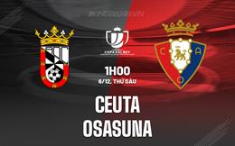 Nhận định Ceuta vs Osasuna 1h00 ngày 6/12 (Cúp Nhà vua TBN 2024/25)