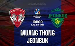  Nhận định Muang Thong vs Jeonbuk 17h00 ngày 5/12 (AFC Champions League Two 2024/25)