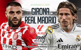 Nhận định Girona vs Real Madrid (03h00 ngày 8/12): Los Blancos vượt khó