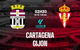 Nhận định bóng đá Cartagena vs Gijon 2h30 ngày 10/12 (Hạng 2 TBN 2024/25)