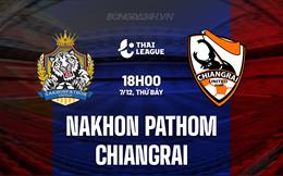 Nhận định Nakhon Pathom vs Chiangrai 18h00 ngày 7/12 (VĐQG Thái Lan 2024/25)