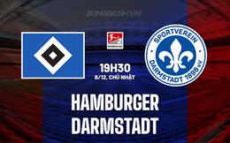 Nhận định Hamburger vs Darmstadt 19h30 ngày 8/12 (Hạng 2 Đức 2024/25)