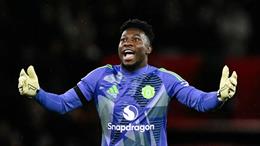 Andre Onana mắc sai lầm tai hại trước Nottingham