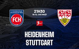 Nhận định bóng đá Heidenheim vs Stuttgart 21h30 ngày 15/12 (Bundesliga 2024/25)