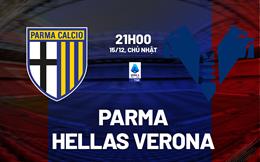 Nhận định bóng đá Parma vs Hellas Verona 21h00 ngày 15/12 (Serie A 2024/25)