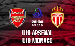 Nhận định U19 Arsenal vs U19 Monaco 20h00 ngày 11/12 (UEFA Youth League 2024/25)