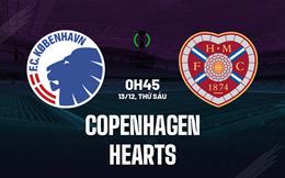 Nhận định Copenhagen vs Hearts 0h45 ngày 13/12 (Conference League 2024/25)