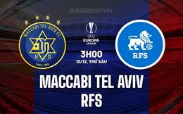 Nhận định Maccabi Tel Aviv vs RFS 3h00 ngày 13/12 (Europa League 2024/25)