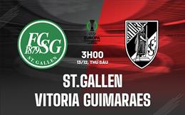 Nhận định St.Gallen vs Vitoria Guimaraes 3h00 ngày 13/12 (Conference League 2024/25)