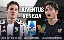 Nhận định Juventus vs Venezia (2h45 ngày 15/12): Mồi ngon quen thuộc