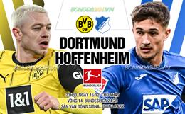 Nhận định Dortmund vs Hoffenheim (23h30 ngày 15/12): Trở lại mạch thắng