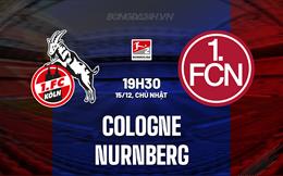 Nhận định Cologne vs Nurnberg 19h30 ngày 15/12 (Hạng 2 Đức 2024/25)