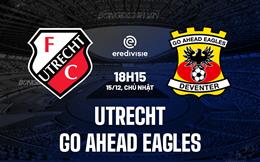 Nhận định Utrecht vs Go Ahead Eagles 18h15 ngày 15/12 (VĐQG Hà Lan 2024/25)