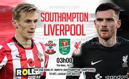 "Liverpool B" nhọc nhằn đánh bại Southampton tại Carabao Cup