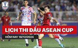 Lịch thi đấu ASEAN Cup hôm nay 18/12: Philippines - Việt Nam