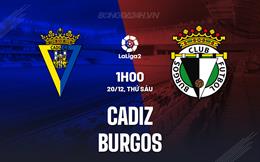 Nhận định Cadiz vs Burgos 1h00 ngày 20/12 (Hạng 2 Tây Ban Nha 2024/25)