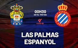 Nhận định Las Palmas vs Espanyol 0h30 ngày 23/12 (La Liga 2024/25)