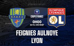 Nhận định Feignies Aulnoye vs Lyon 0h00 ngày 22/12 (Cúp QG Pháp 2024/25)